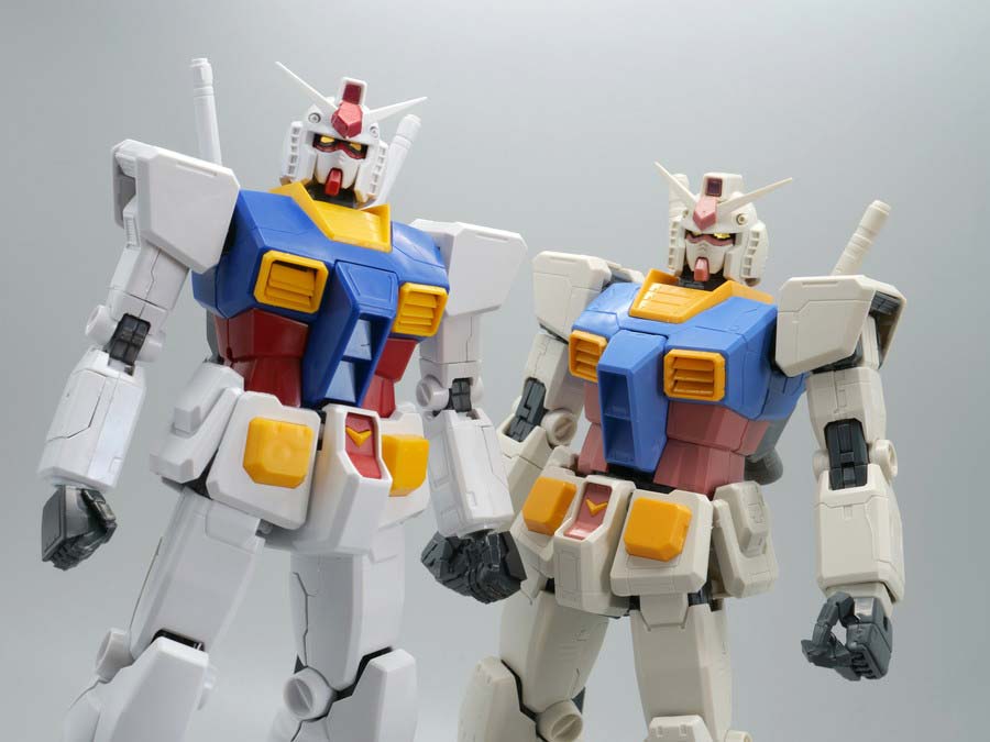 MG 1/100 RX-78-2ガンダム Ver.ONE YEAR WAR 0079のガンプラレビュー画像です