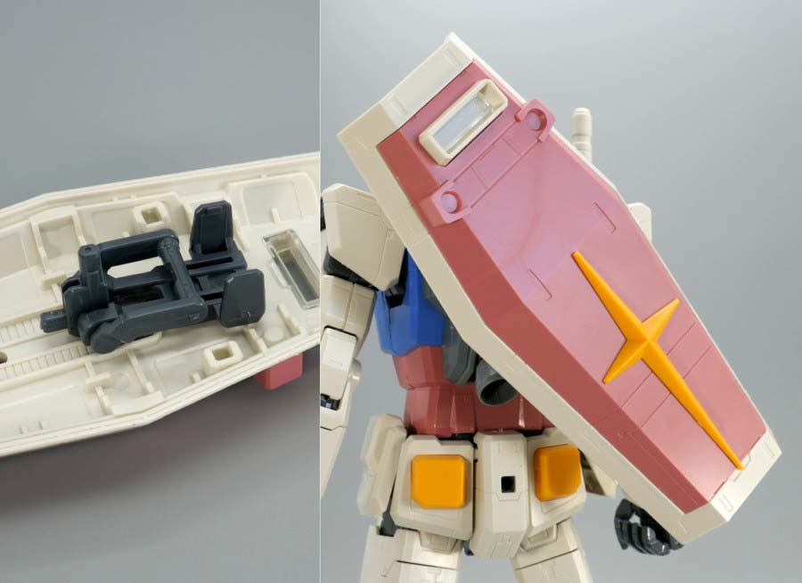 MG 1/100 RX-78-2ガンダム Ver.ONE YEAR WAR 0079のガンプラレビュー画像です