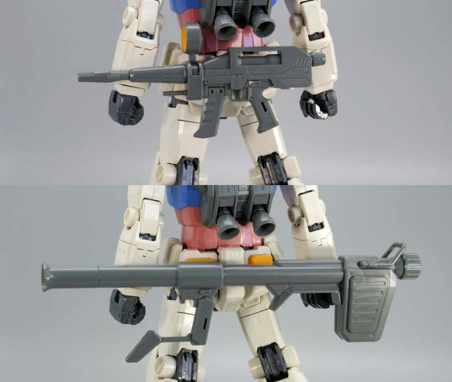 MG 1/100 RX-78-2ガンダム Ver.ONE YEAR WAR 0079のガンプラレビュー画像です