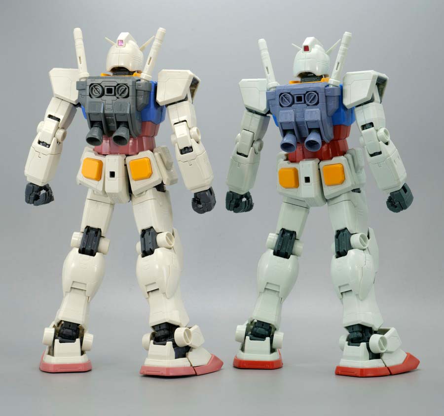 MG 1/100 RX-78-2ガンダム Ver.ONE YEAR WAR 0079のガンプラレビュー画像です