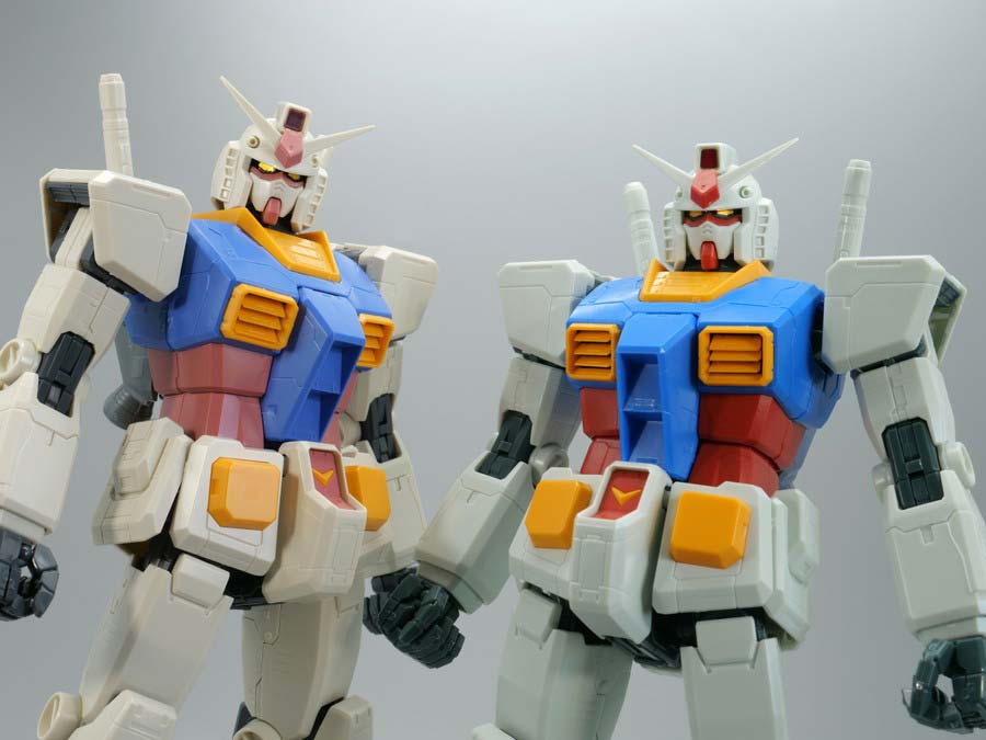 MG 1/100 RX-78-2ガンダム Ver.ONE YEAR WAR 0079のガンプラレビュー画像です