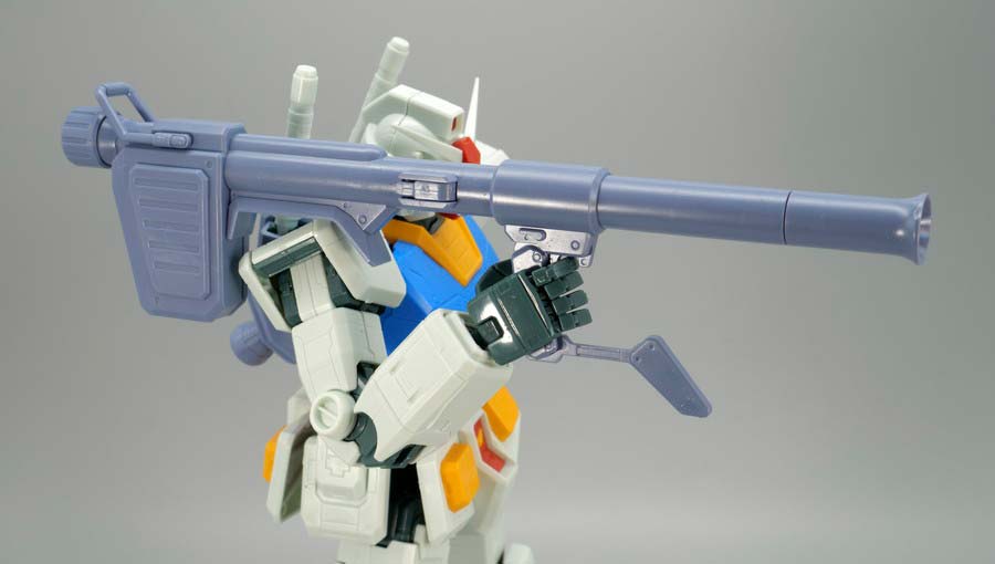 MG 1/100 RX-78-2ガンダム Ver.ONE YEAR WAR 0079 アニメーションカラーバージョンのガンプラレビュー画像です