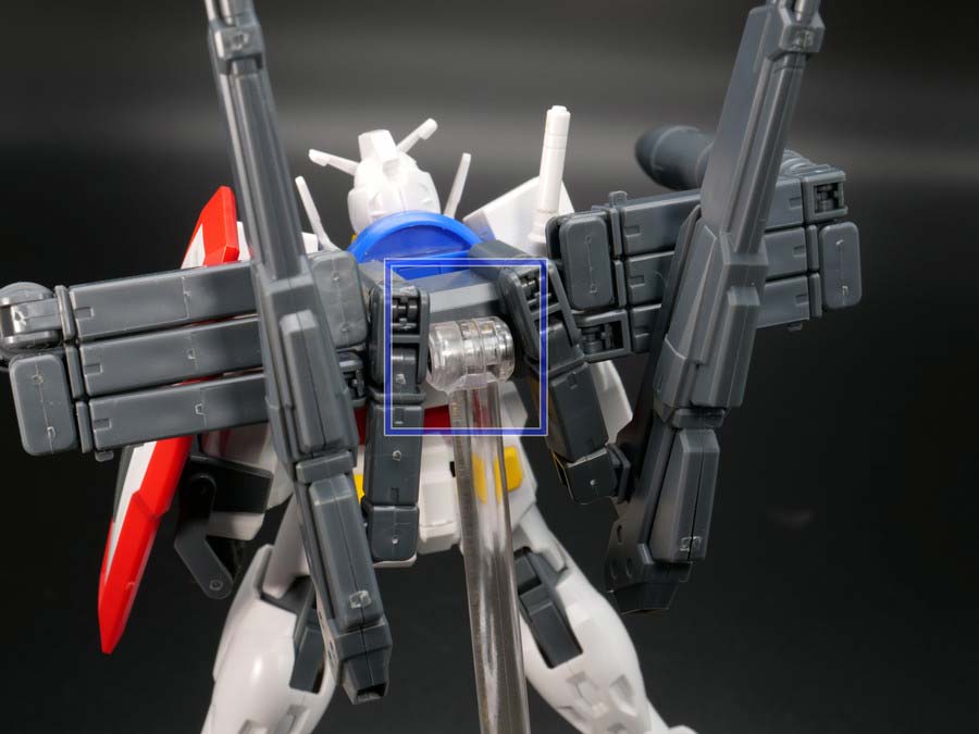 オプションパーツセット ガンプラ07 パワードアームズパワーダーのガンプラレビュー画像です