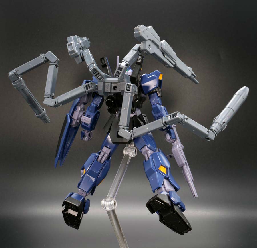 オプションパーツセット ガンプラ07 パワードアームズパワーダーのガンプラレビュー画像です