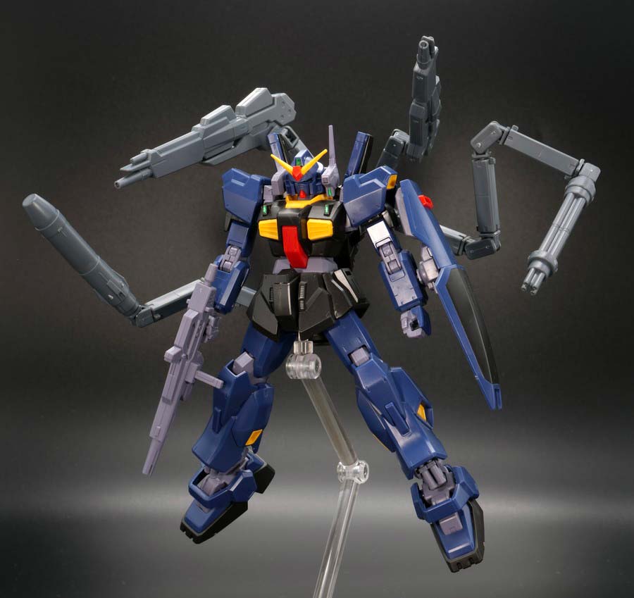 オプションパーツセット ガンプラ07 パワードアームズパワーダーのガンプラレビュー画像です