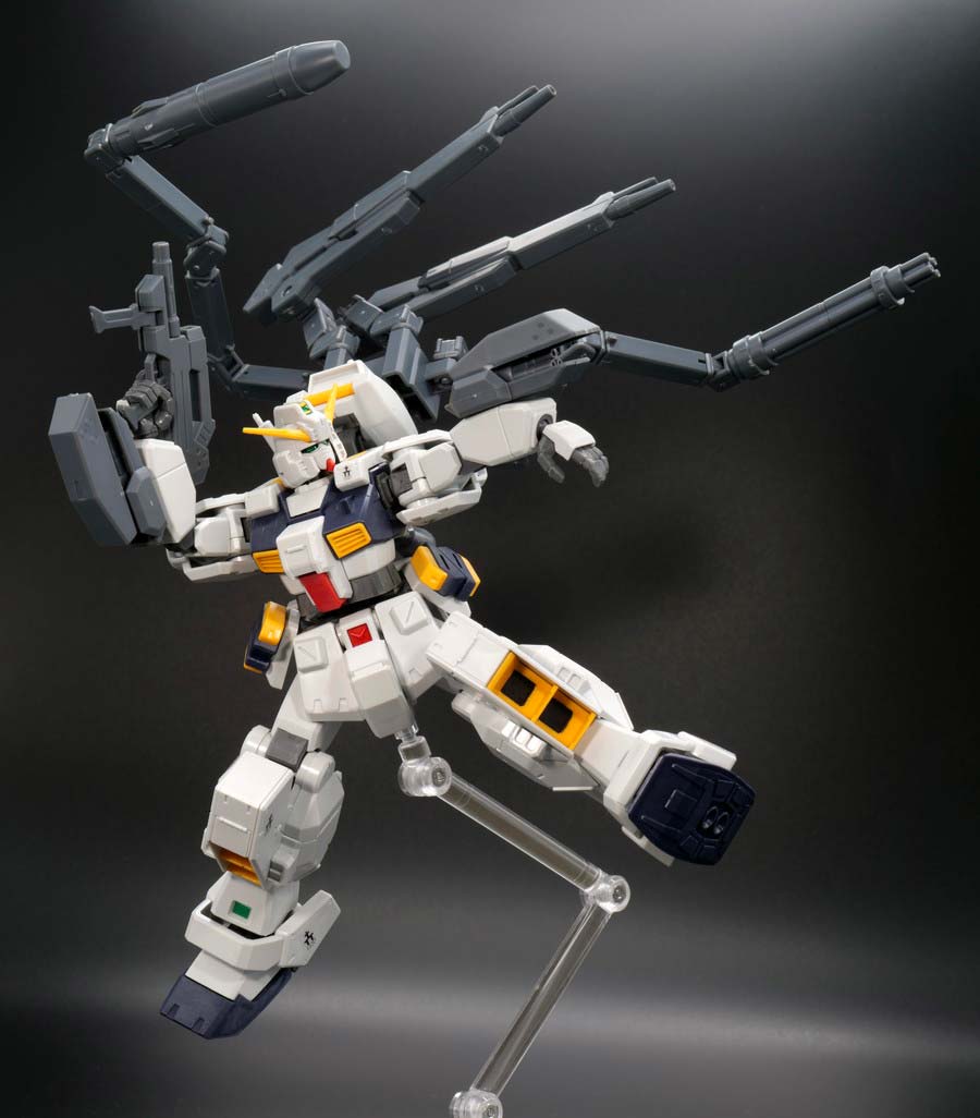 オプションパーツセット ガンプラ07 パワードアームズパワーダーのガンプラレビュー画像です