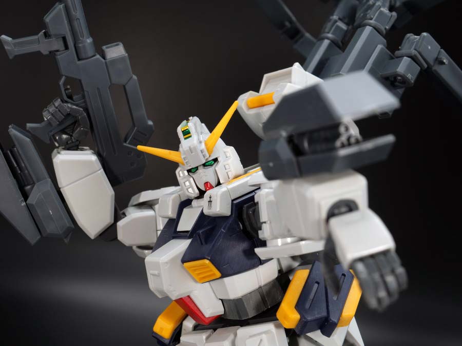 オプションパーツセット ガンプラ07 パワードアームズパワーダーのガンプラレビュー画像です