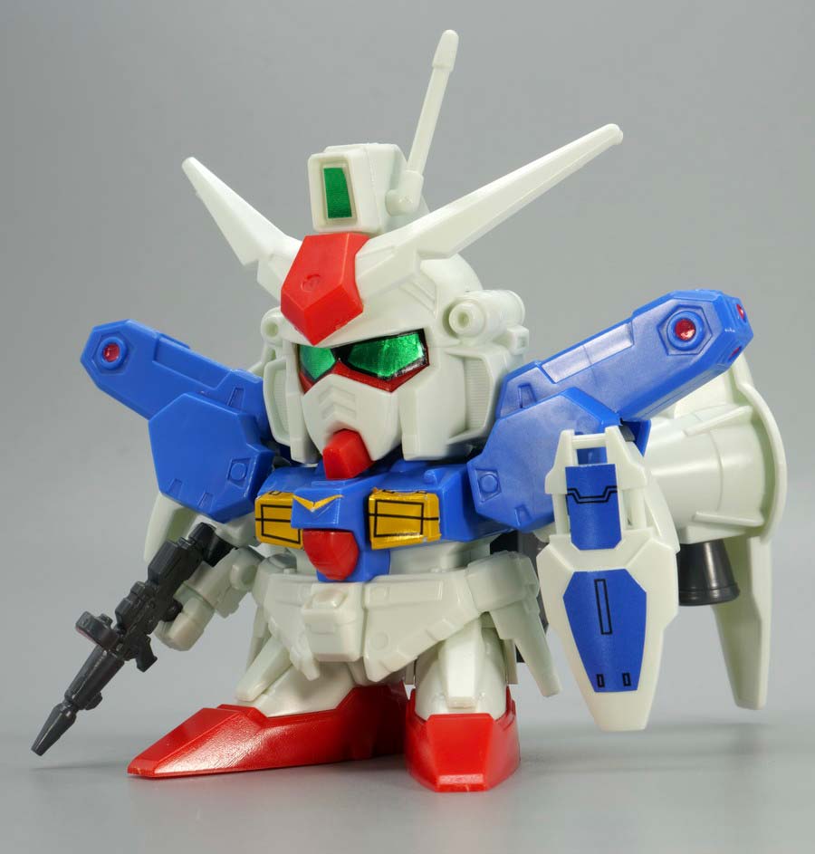 BB戦士 ガンダムGP01Fb（フルバーニアン）のガンプラレビュー画像です