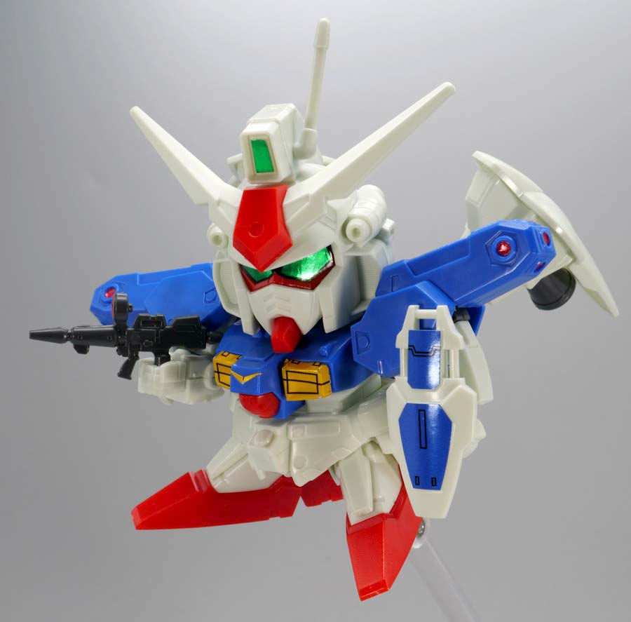 BB戦士 ガンダムGP01Fb（フルバーニアン）のガンプラレビュー画像です