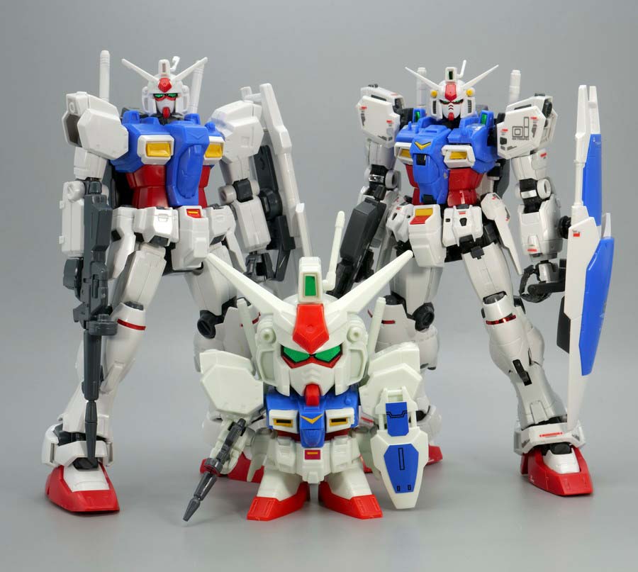 BB戦士 ガンダムGP01（ゼフィランサス）のガンプラレビュー画像です