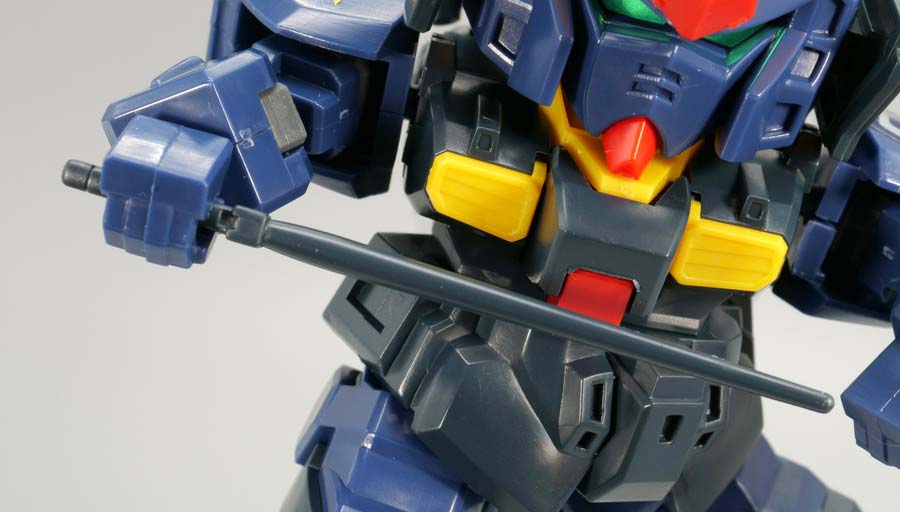 BB戦士ガンダムMk-II ティターンズ仕様のガンプラレビュー画像です