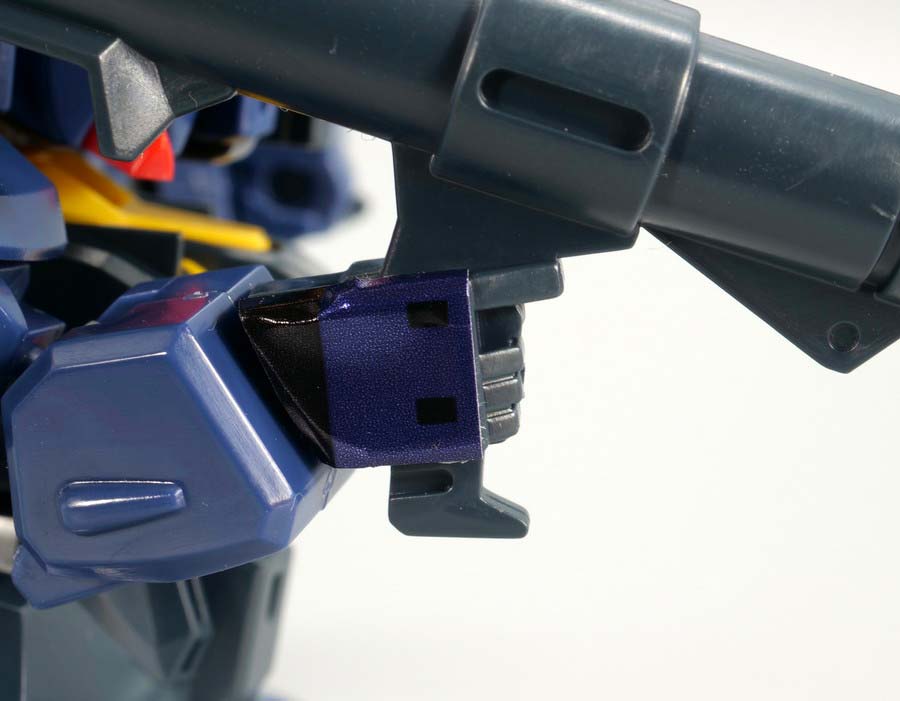 BB戦士ガンダムMk-II ティターンズ仕様のガンプラレビュー画像です