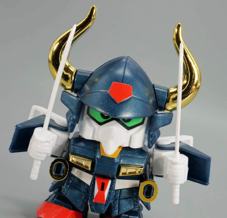 BB戦士 ムシャガンダムMk-II（マークツー）のガンプラレビュー画像です