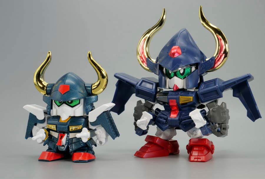 BB戦士 ムシャガンダムMk-II（マークツー）のガンプラレビュー画像です