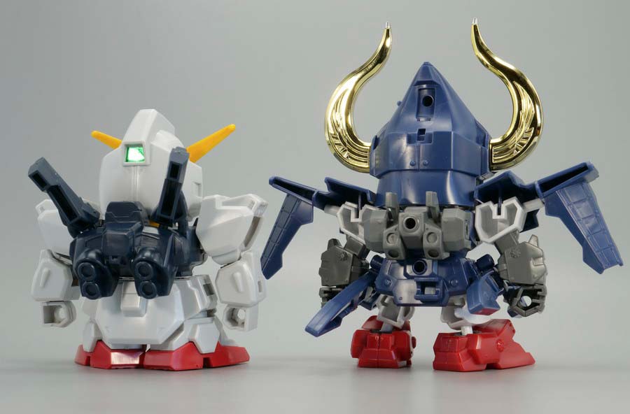 BB戦士227 スーパーガンダムのガンプラレビュー画像です