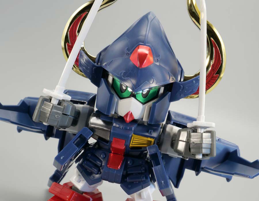 BB戦士 天翔狩人摩亜屈（テンショウカリュウド マークツー）のガンプラレビュー画像です