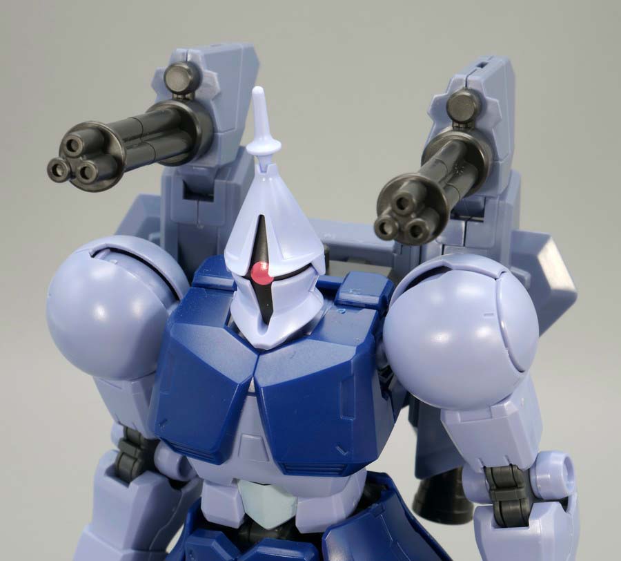 HGギャンバルカンのガンプラレビュー画像です