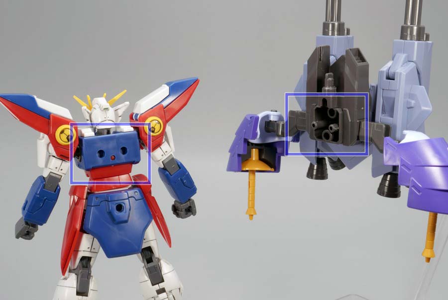 オプションパーツセット ガンプラ6 ヴァリュアブルポッドのガンプラレビュー画像です