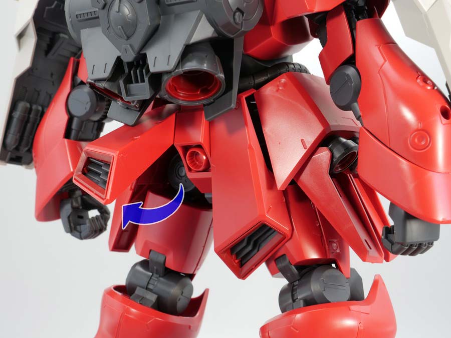 ＲＥ/100 1/100 ヤクト・ドーガ（クェス・エア機）のガンプラレビュー画像です