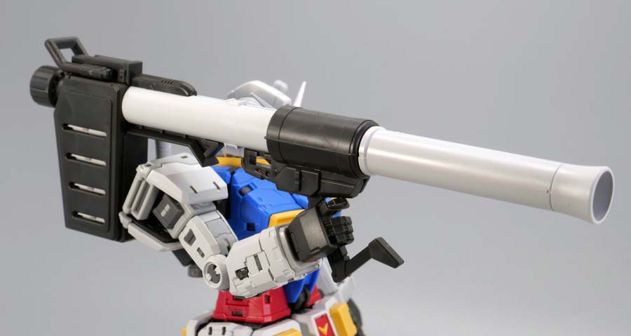 ＲＧ 1/144 RX-78-2 ガンダム Ver.2.0用武器セットのガンプラレビュー画像です