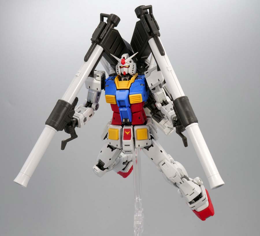 ＲＧ 1/144 RX-78-2 ガンダム Ver.2.0用武器セットのガンプラレビュー画像です