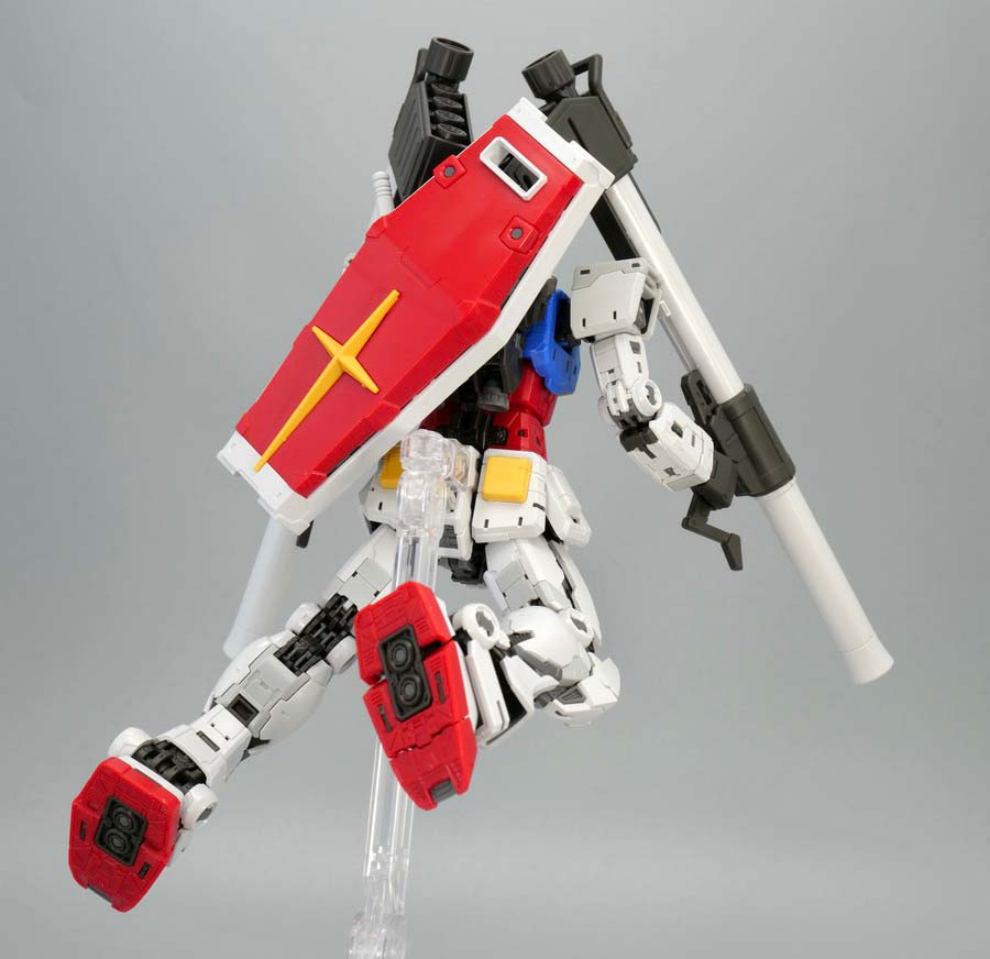 ＲＧ 1/144 RX-78-2 ガンダム Ver.2.0用武器セットのガンプラレビュー画像です