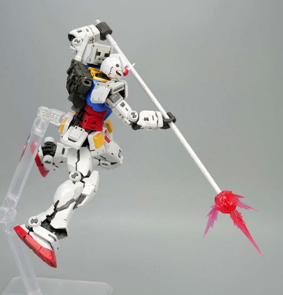 ＲＧ 1/144 RX-78-2 ガンダム Ver.2.0用武器セットのガンプラレビュー画像です