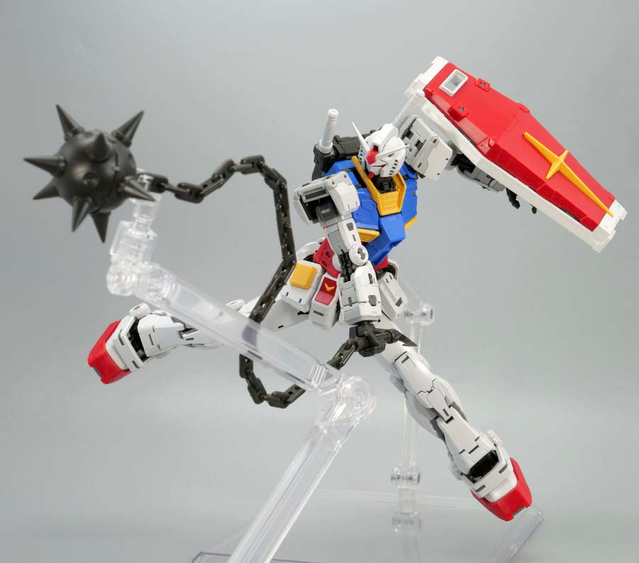 ＲＧ 1/144 RX-78-2 ガンダム Ver.2.0用武器セットのガンプラレビュー画像です