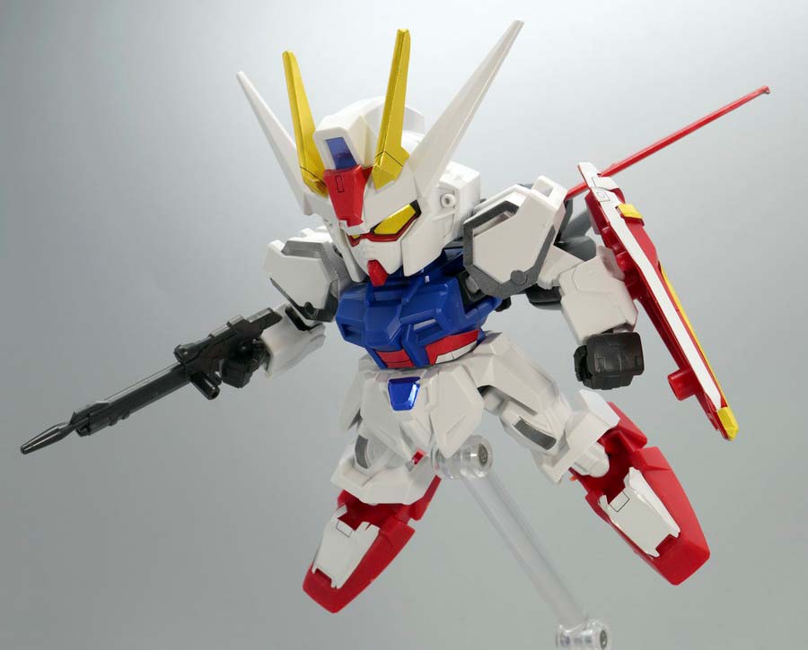 EXスタンダード（SDEX）エールストライクガンダムのガンプラレビュー画像です