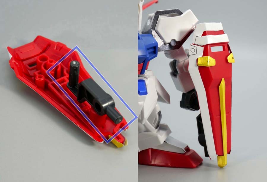 EXスタンダード（SDEX）エールストライクガンダムのガンプラレビュー画像です