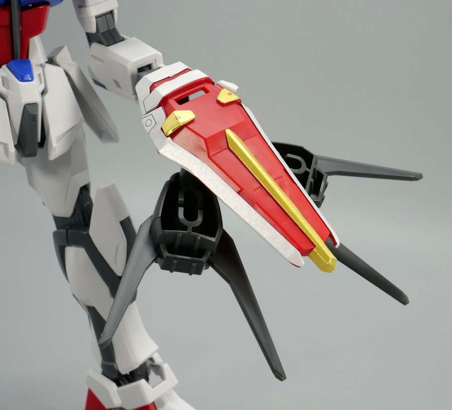 EXスタンダード（SDEX）エールストライクガンダムのガンプラレビュー画像です