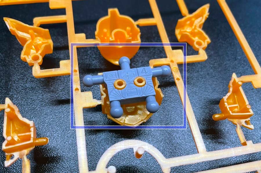 ちーびー戦士 キャプテンフォーミュラー91Jr.のガンプラレビュー画像です