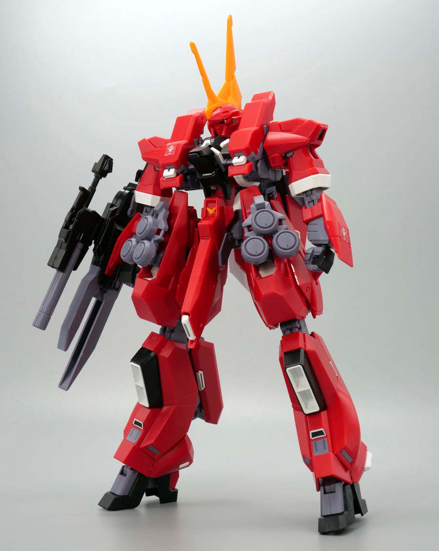 HGガンダムTR-6[バーザムII]レジオン鹵獲仕様（A.O.Z RE-BOOT Ver.）のガンプラレビュー画像です