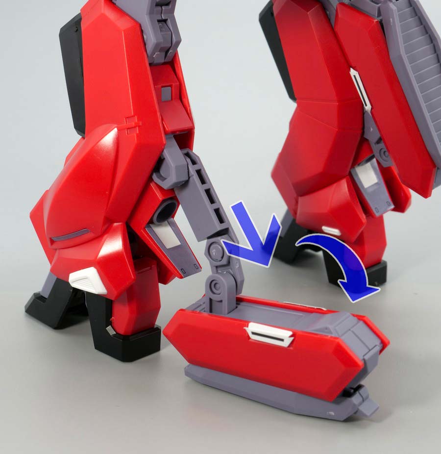 HGガンダムTR-6[バーザムII]レジオン鹵獲仕様（A.O.Z RE-BOOT Ver.）のガンプラレビュー画像です