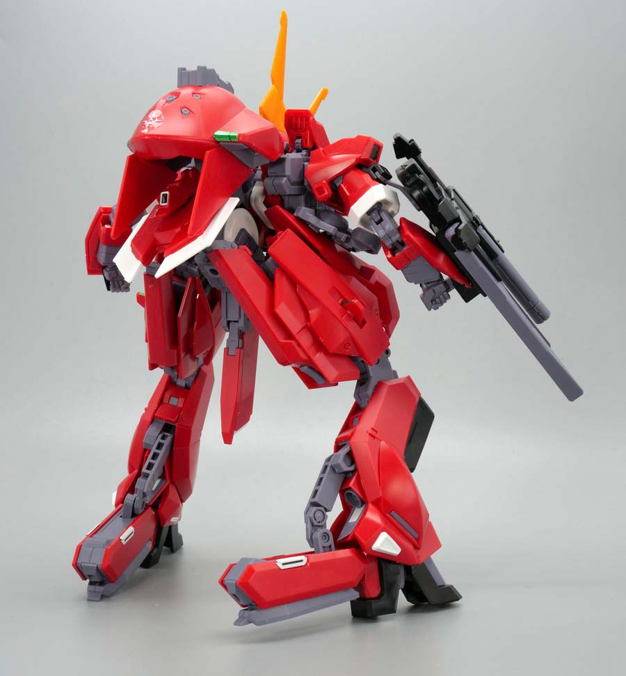 HGガンダムTR-6[バーザムII]レジオン鹵獲仕様（A.O.Z RE-BOOT Ver.）のガンプラレビュー画像です