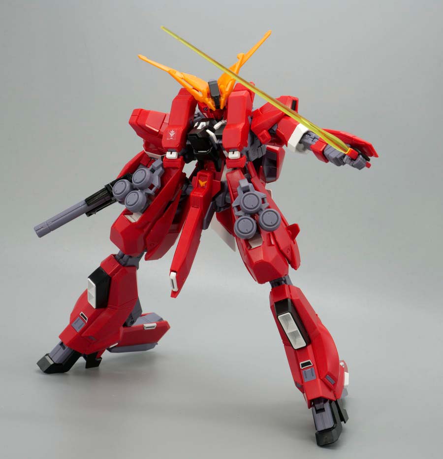 HGガンダムTR-6[バーザムII]レジオン鹵獲仕様（A.O.Z RE-BOOT Ver.）のガンプラレビュー画像です