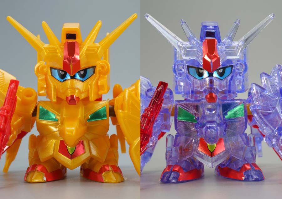 ちーびー戦士スペシャル２ ガンダムフォーミュラーズのガンプラレビュー画像です