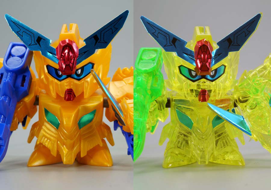 ちーびー戦士スペシャル２ ガンダムフォーミュラーズのガンプラレビュー画像です