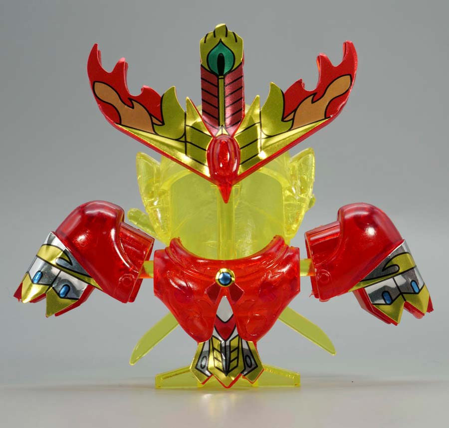 ちーびー戦士 スペシャル1 クリスタル戦士ガンダムナイツのガンプラレビュー画像です