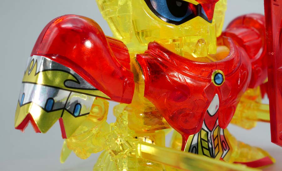 ちーびー戦士 スペシャル1 クリスタル戦士ガンダムナイツのガンプラレビュー画像です