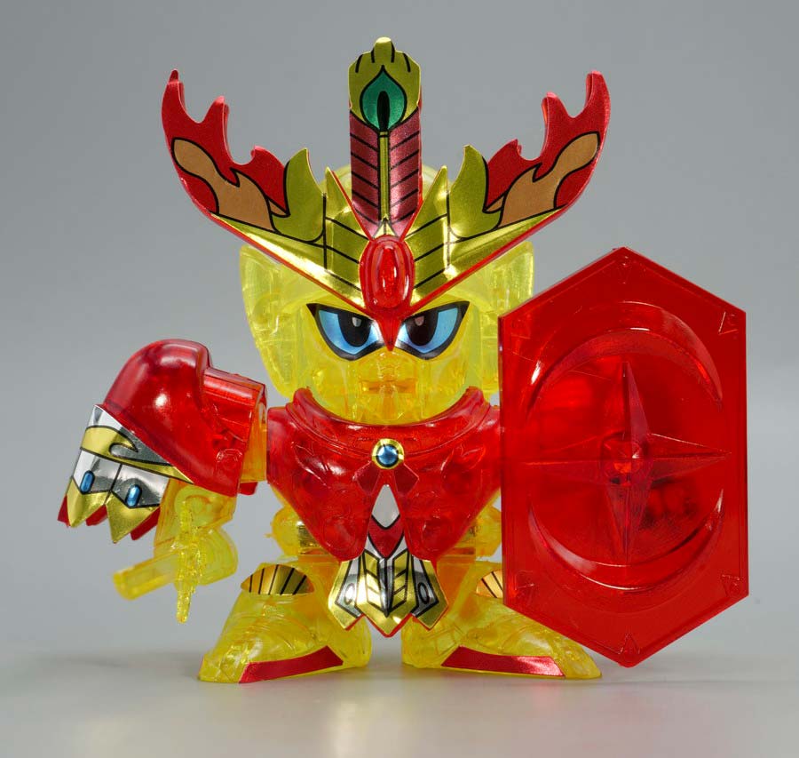 ちーびー戦士 スペシャル1 クリスタル戦士ガンダムナイツのガンプラレビュー画像です