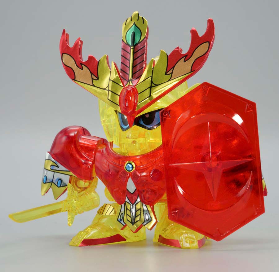 ちーびー戦士 スペシャル1 クリスタル戦士ガンダムナイツのガンプラレビュー画像です