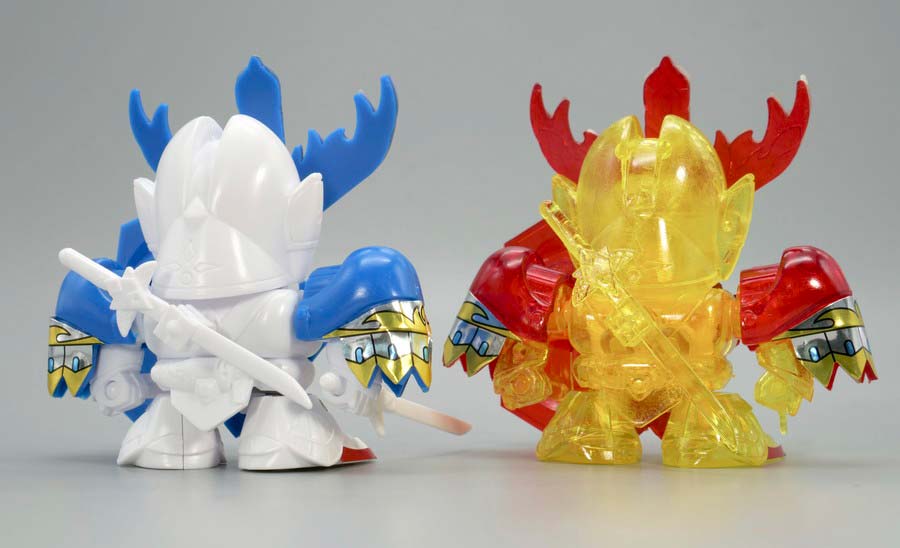 ちーびー戦士 スペシャル1 クリスタル戦士ガンダムナイツのガンプラレビュー画像です