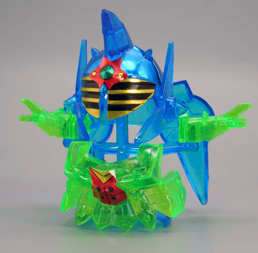 ちーびー戦士 スペシャル1 クリスタル戦士ガンダムナイツのガンプラレビュー画像です