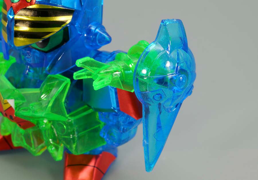 ちーびー戦士 スペシャル1 クリスタル戦士ガンダムナイツのガンプラレビュー画像です