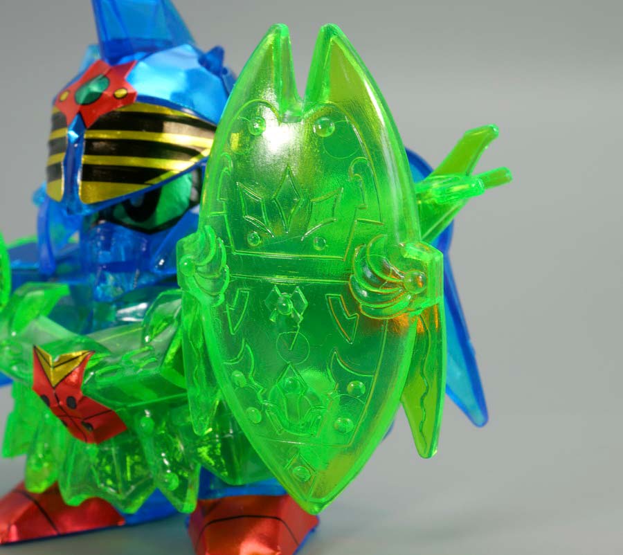 ちーびー戦士 スペシャル1 クリスタル戦士ガンダムナイツのガンプラレビュー画像です