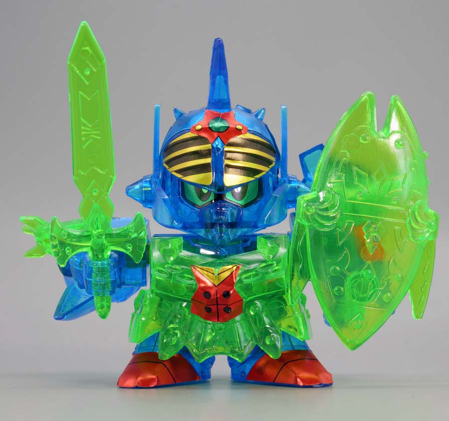 ちーびー戦士 スペシャル1 クリスタル戦士ガンダムナイツのガンプラレビュー画像です