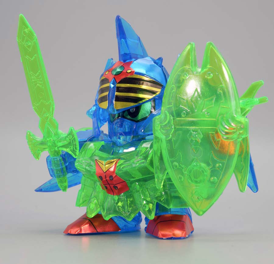 ちーびー戦士 スペシャル1 クリスタル戦士ガンダムナイツのガンプラレビュー画像です