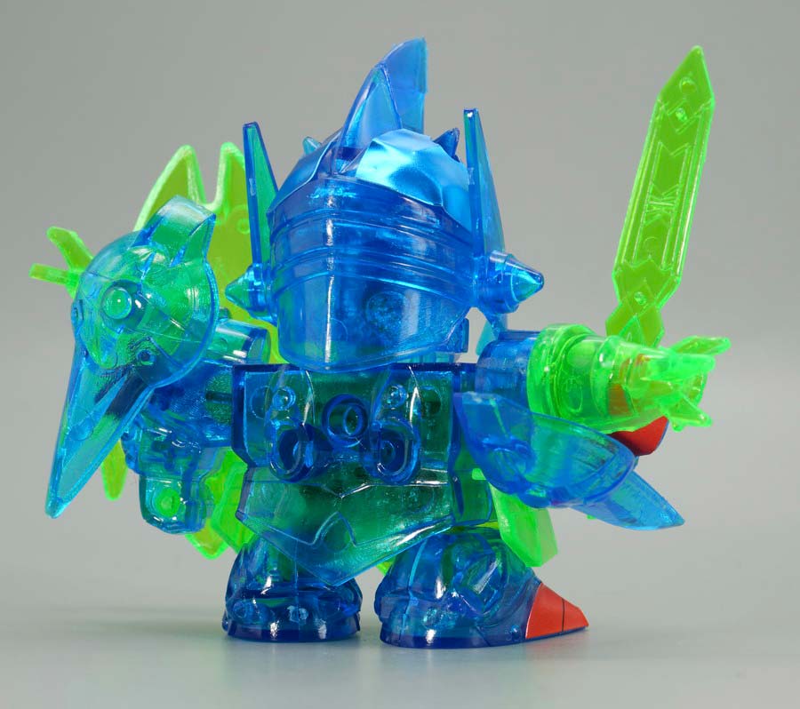 ちーびー戦士 スペシャル1 クリスタル戦士ガンダムナイツのガンプラレビュー画像です
