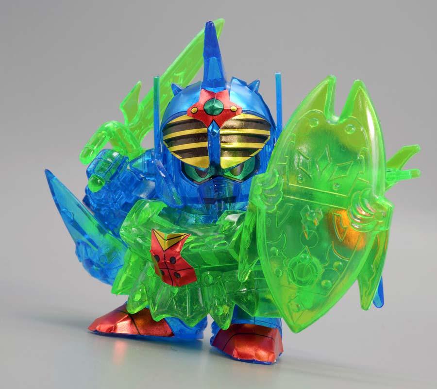 ちーびー戦士 スペシャル1 クリスタル戦士ガンダムナイツのガンプラレビュー画像です